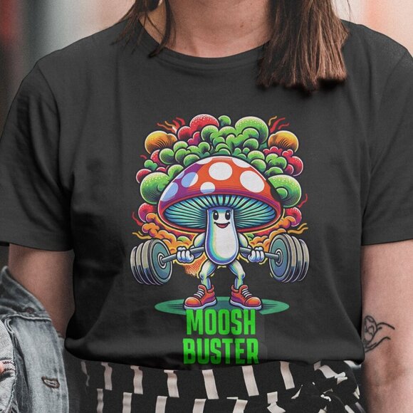 mooshieteez mushroom tshirt moosh buster - Picture 1 of 3